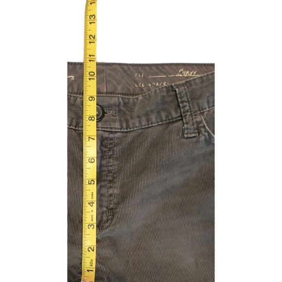 Eddie Bauer Curvy Bootcut Corduroy Pants Womens Trouser 12 grey s - Picture 5 of 11